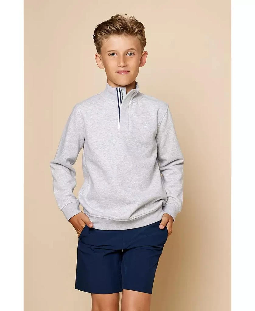 商品Brooks Brothers|Big Boys Quarter-Zip Sweatshirt,价格¥194,第2张图片详细描述