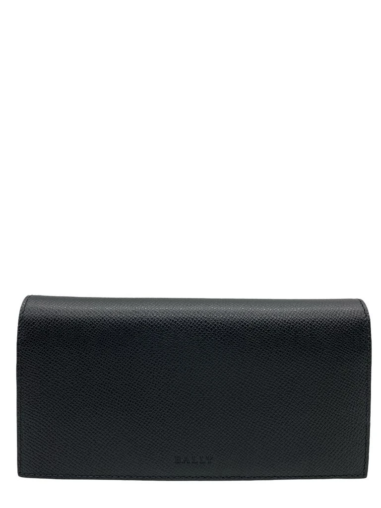 商品Bally|NEW Bally Mialiro Men's 6207483 Black Leather Embossed Wallet MSRP,价格¥1735,第1张图片