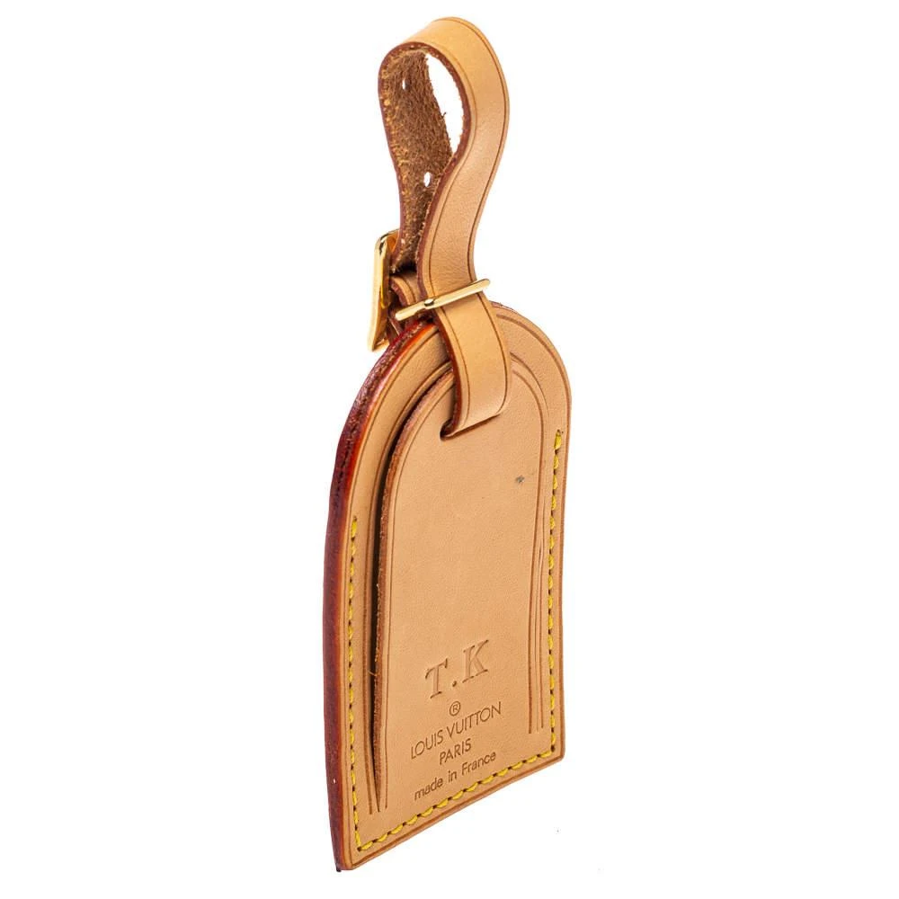 商品[二手商品] Louis Vuitton|Louis Vuitton Vachetta Leather Luggage Name Tag,价格¥1192,第2张图片详细描述