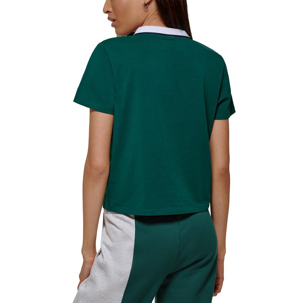 Women's Cropped Polo Shirt商品第8张图片规格展示