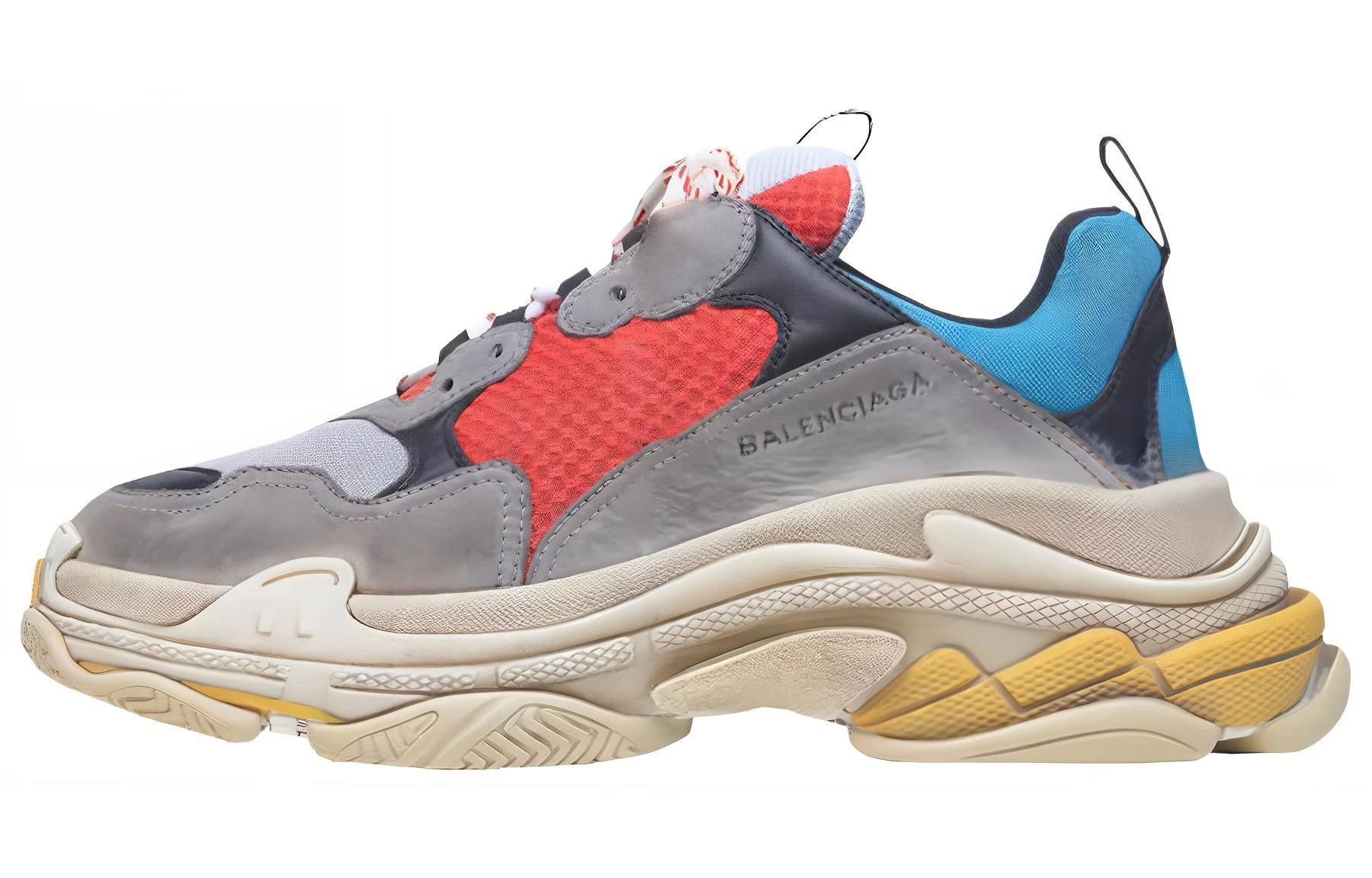 商品[国内直发] Balenciaga|巴黎世家 Triple S 透气厚底 减震耐磨 低帮 老爹鞋 男款,价格¥7948,第1张图片
