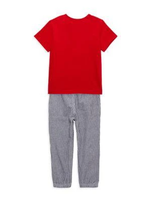 商品Calvin Klein|Baby Boy's 2-Piece Tee & Striped Pants,价格¥119,第2张图片详细描述