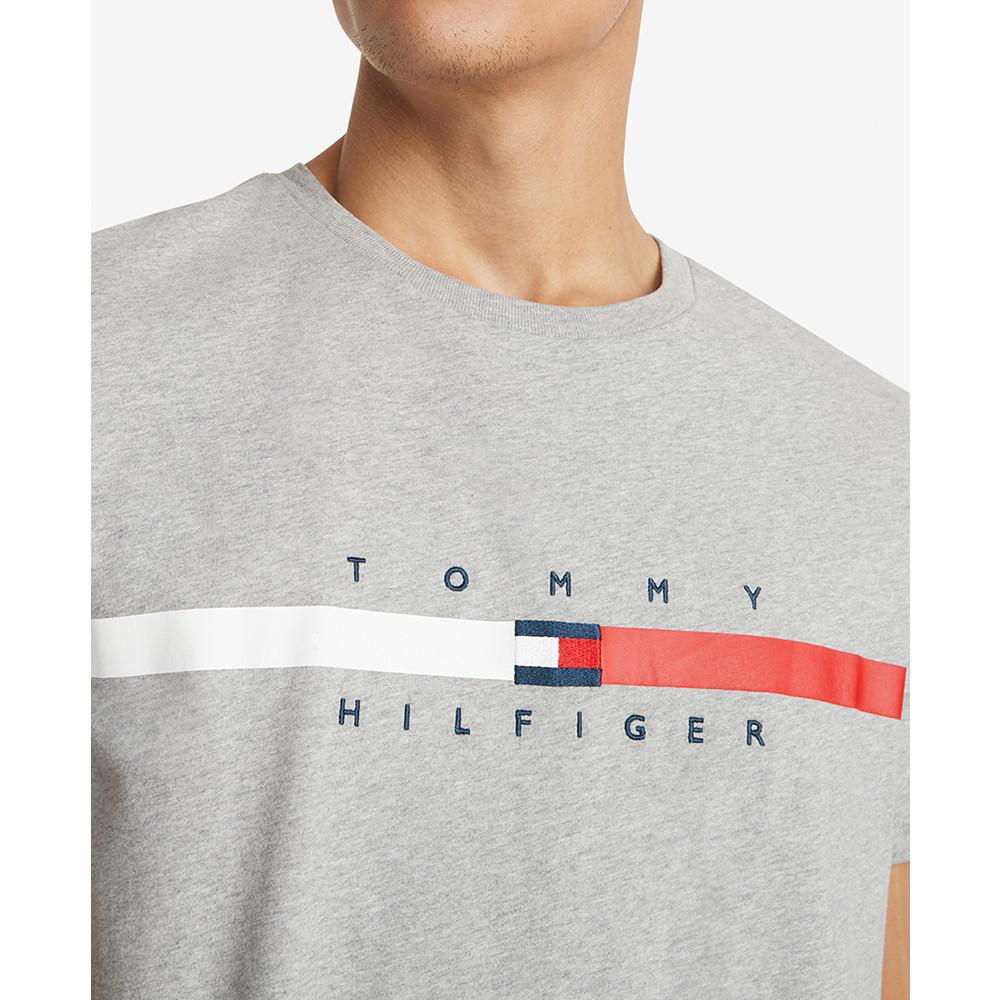 Men's Flag Stripe Short Sleeve T-Shirt商品第2张图片规格展示