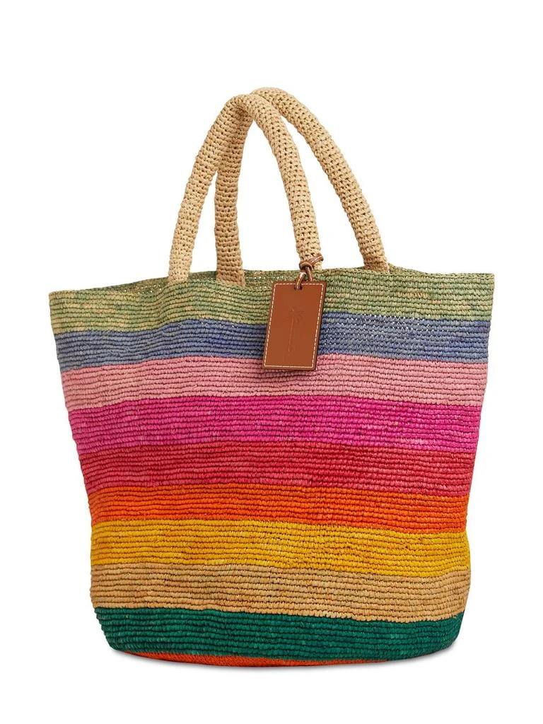 商品MANEBÍ|Summer Rainbow Raffia Tote Bag,价格¥2395,第4张图片详细描述