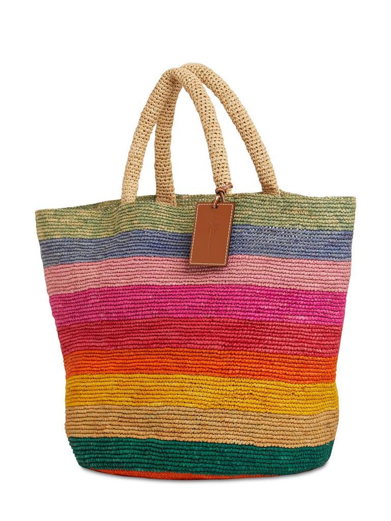 商品MANEBÍ|Summer Rainbow Raffia Tote Bag,价格¥2030,第5张图片详细描述