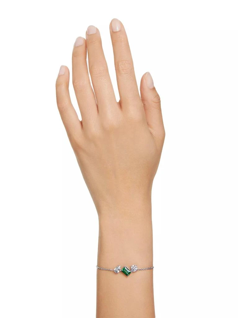 商品Swarovski|Mesmera Rhodium-Plated & Crystal Mixed Cuts Bracelet,价格¥891,第2张图片详细描述