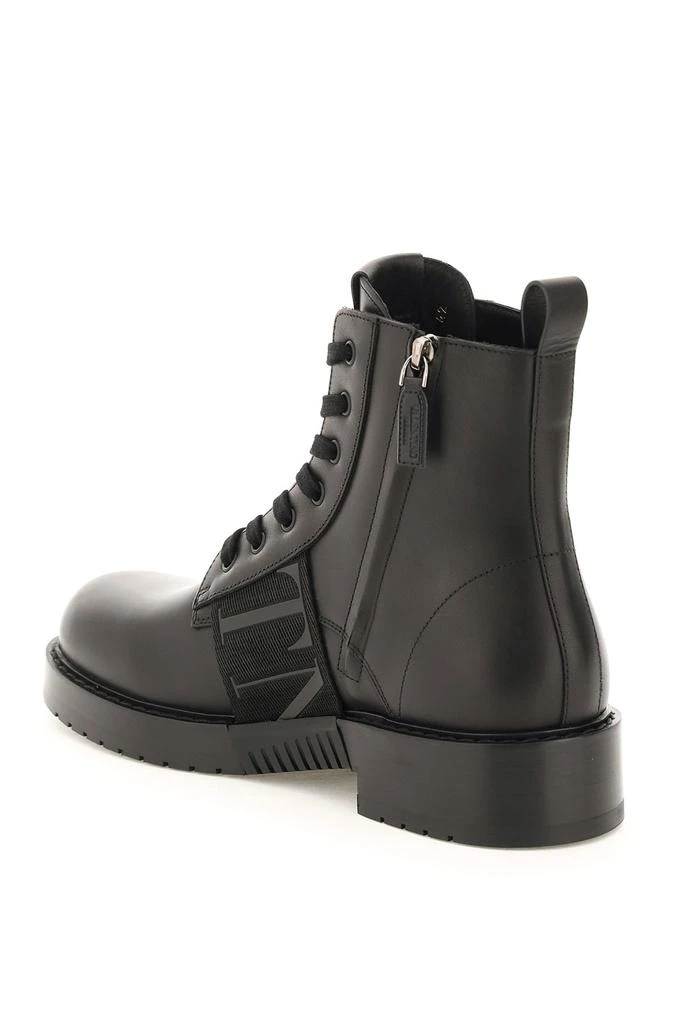商品Valentino|Valentino garavani calfskin combat boot vl7n city with logo,价格¥4497,第3张图片详细描述