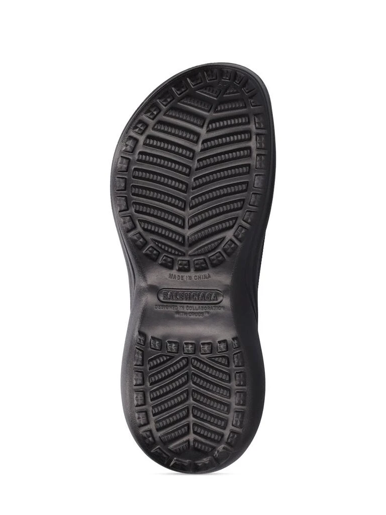 商品Balenciaga|85mm Crocs Rubber Pool Mules,价格¥4766,第4张图片详细描述