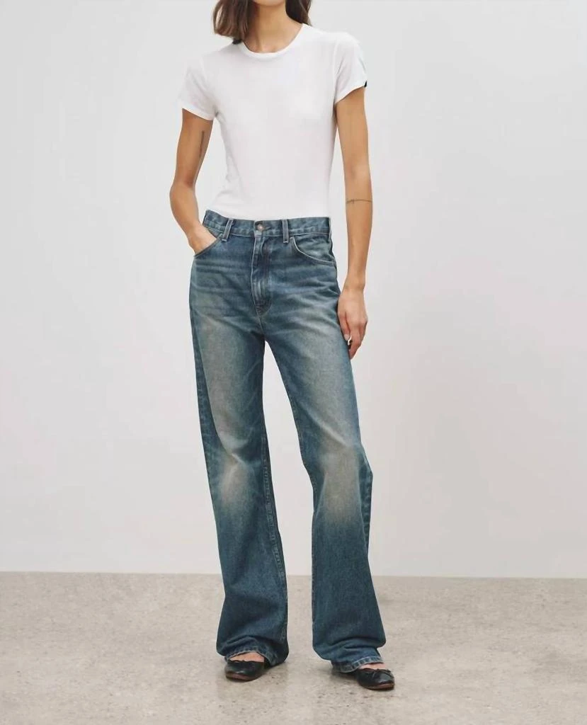 商品Nili Lotan|Women's Mitchell Jeans In Simon Wash,价格¥2070,第4张图片详细描述