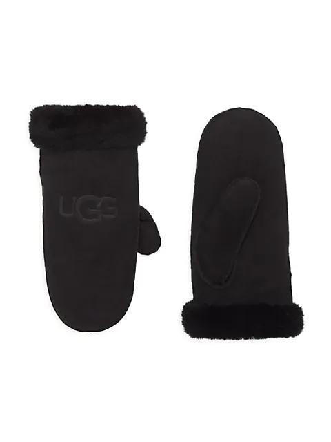 商品UGG|Shearling Embroidered Mittens,价格¥1164,第1张图片