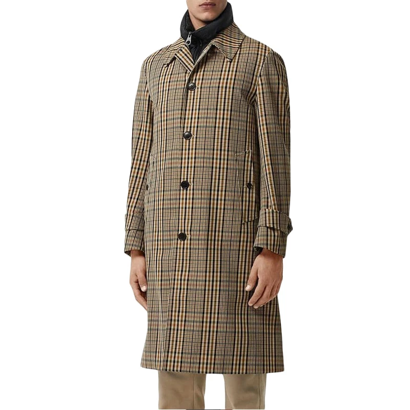 BURBERRY 格纹男士大衣 8004874 商品