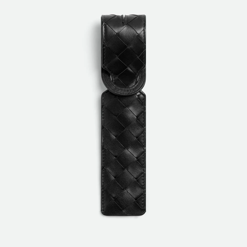 商品Bottega Veneta|【预售】 BV葆蝶家 24秋冬 男士 文具 Porte-Étiquette Intrecciato Grand Format 786628V2HL11000,价格¥4328,第1张图片