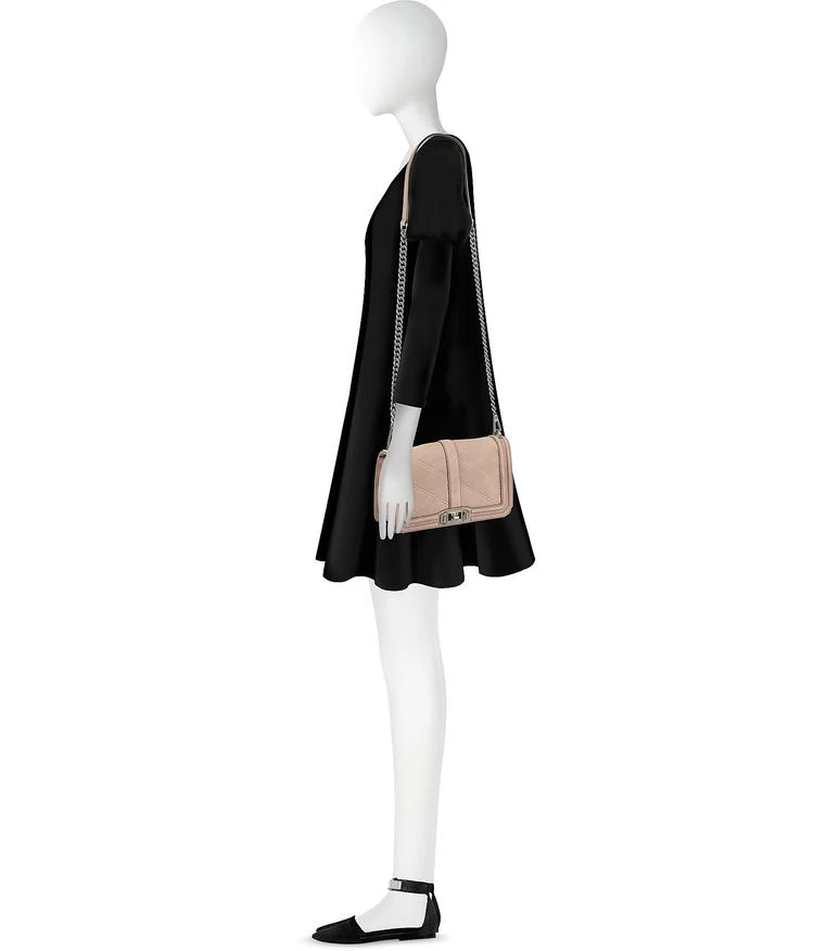 商品Rebecca Minkoff|压纹正绒面革Love斜挎包,价格¥1400,第3张图片详细描述