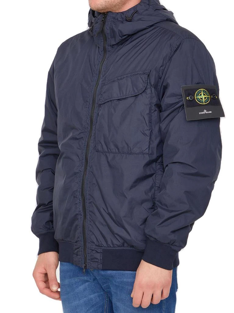 Stone Island Logo Patch Zip-Up Padded Jacket 商品