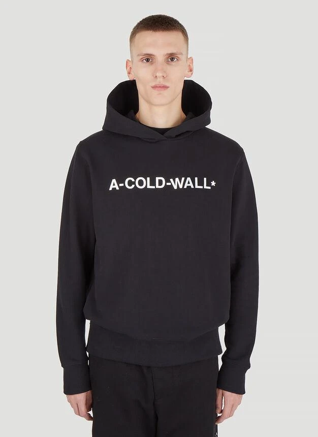 商品A-COLD-WALL*|Logo Print Hooded Sweatshirt in Black,价格¥1289,第1张图片