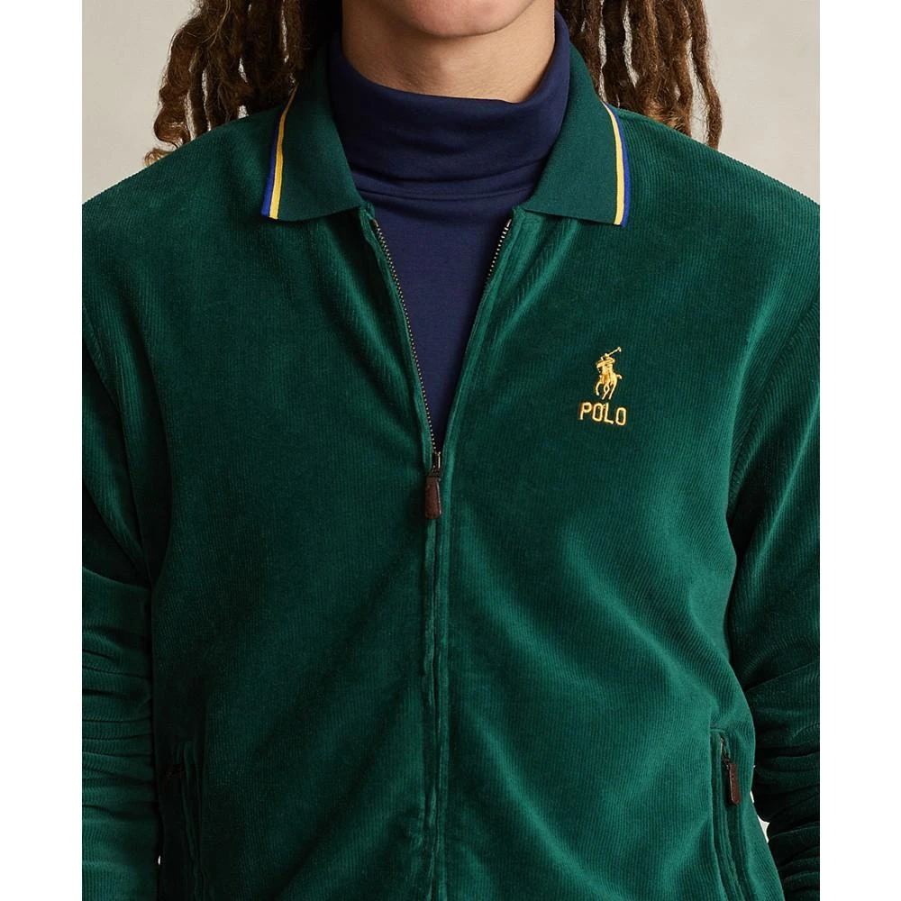 商品Ralph Lauren|Men's Knit Corduroy Track Jacket,价格¥677,第3张图片详细描述