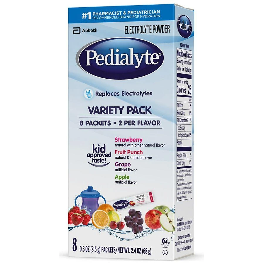 商品Pedialyte|Electrolyte Powder Packets Variety,价格¥82,第2张图片详细描述