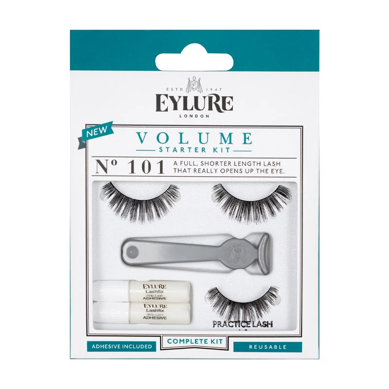 商品EYLURE|Eylure 爱潞儿 假睫毛初学者综合套装 浓密款 No.101,价格¥65,第1张图片