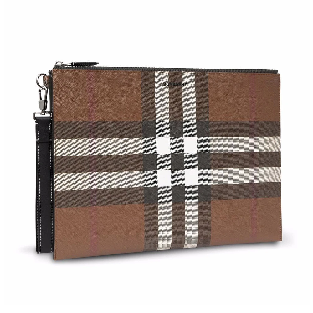 BURBERRY 格纹男士手拿包 8052794 商品