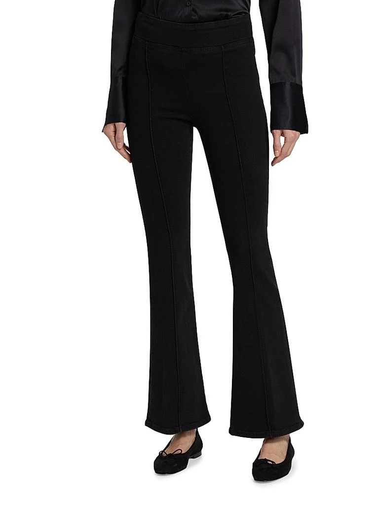 商品FRAME|The Jetset Flare Pintuck Jeans,价格¥639,第3张图片详细描述