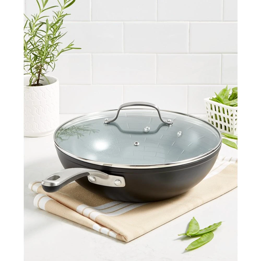 商品Martha Stewart|CLOSEOUT! Culinary Science by Martha Stewart Forged Aluminum 12" Wok, Created for Macy's,价格¥224,第1张图片