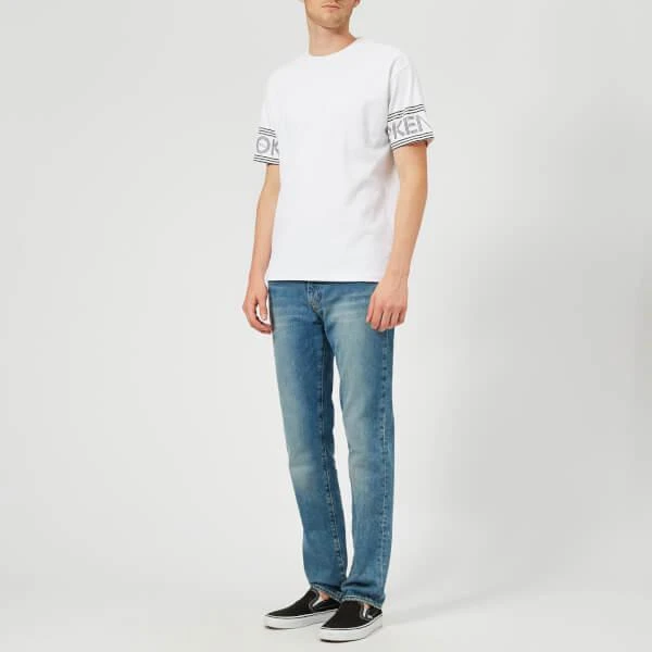 商品Kenzo|KENZO Men's Sleeve Logo T-Shirt - White T恤,价格¥496,第3张图片详细描述