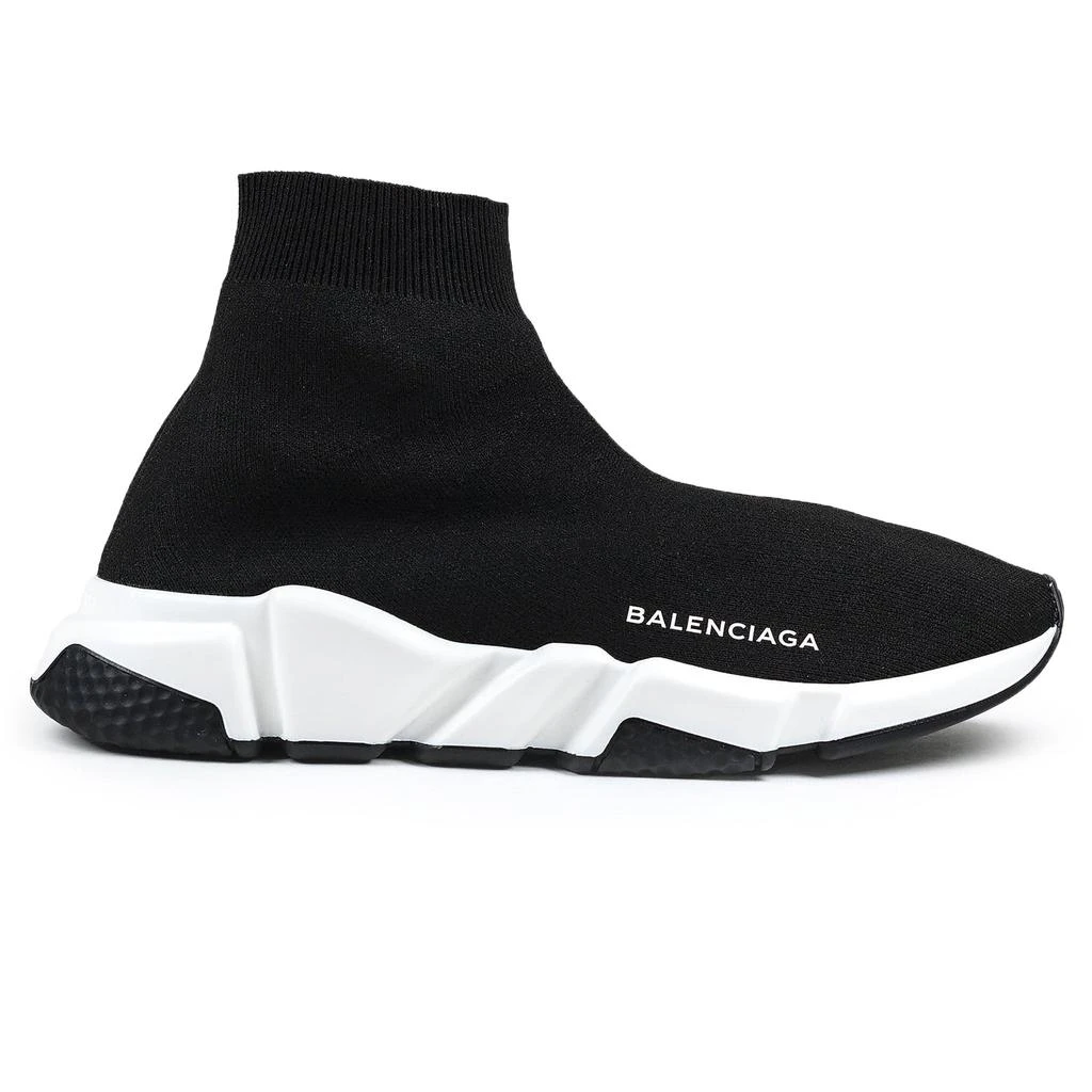 商品Balenciaga|Balenciaga Speed Knit Sock Black White Black,价格¥6859,第1张图片