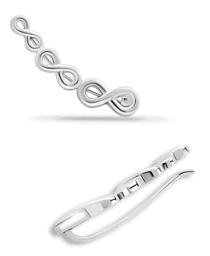 商品Giani Bernini|Infinity Ear Crawler Earrings in 18k Gold Over Sterling Silver or Sterling Silver,价格¥145,第1张图片