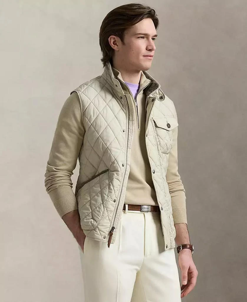 商品Ralph Lauren|Men's The Beaton Quilted Utility Vest,价格¥1107,第1张图片