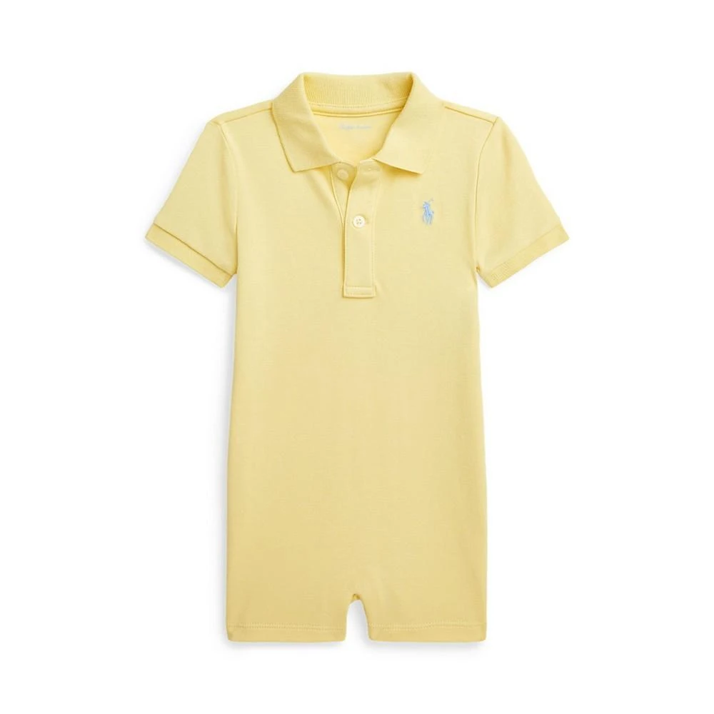 商品Ralph Lauren|Baby Boys Soft Cotton Polo Shortall,价格¥160,第1张图片