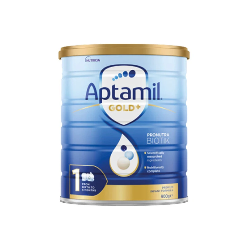 澳洲Aptamil爱他美金装1段奶粉(0-6个月) 900g/罐 新旧版本随机发（保税仓发货）（预售3个工作日内发货） 商品