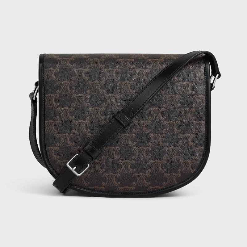 商品Celine|【预售3-7天】CELINE赛琳 男士黑色帆布/小牛皮手提包,价格¥19946,第5张图片详细描述