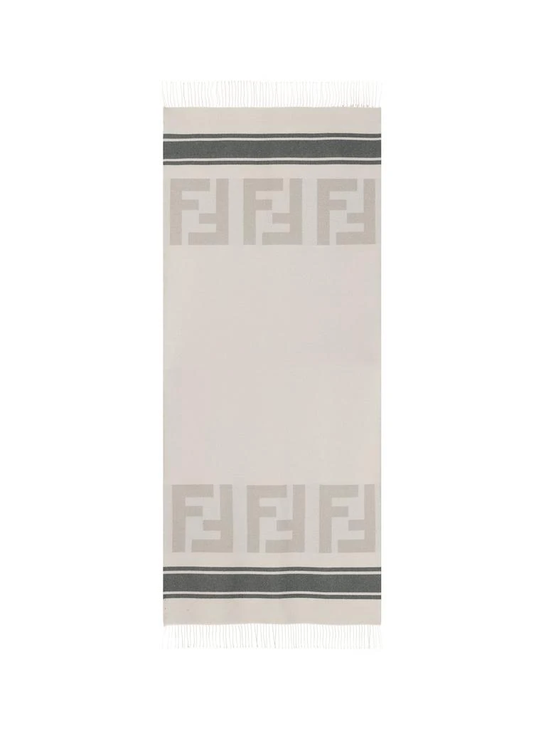 商品Fendi|Fendi Monogrammed Stripe-Patterned Scarf,价格¥1830,第1张图片
