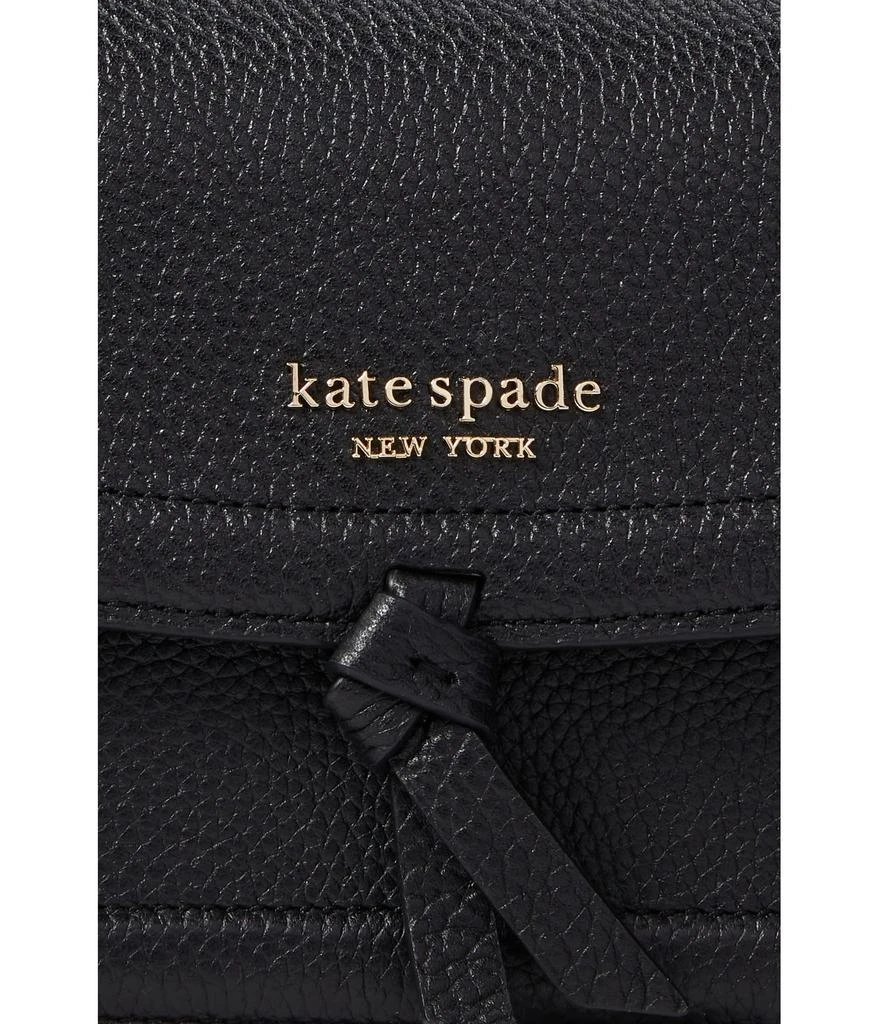 商品Kate Spade|Knott Pebbled Leather Flap Crossbody,价格¥1346,第4张图片详细描述