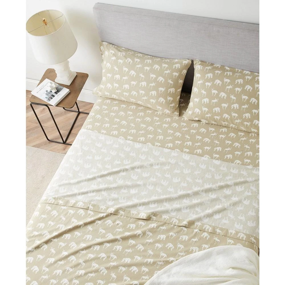 Ski Patrol Cotton Flannel 3-Piece Sheet Set 商品