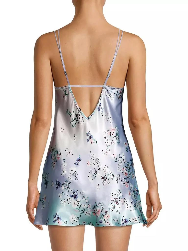 商品In Bloom|Aaliyah Floral Satin & Lace Chemise,价格¥282,第5张图片详细描述