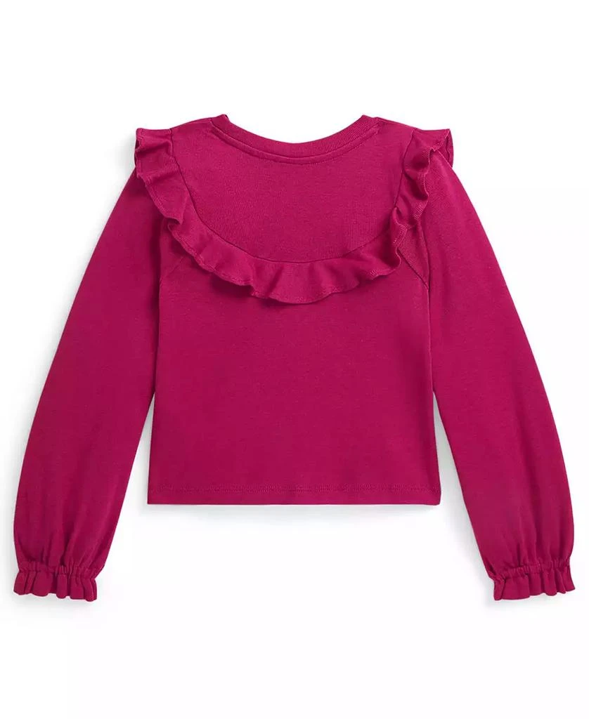 商品Ralph Lauren|Girls 2T-6X Long Sleeve Top,价格¥233,第5张图片详细描述