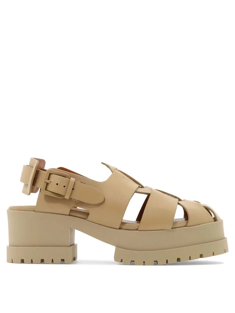 商品ROBERT CLERGERIE|Robert clergerie women's beige other materials sandals,价格¥3198,第1张图片