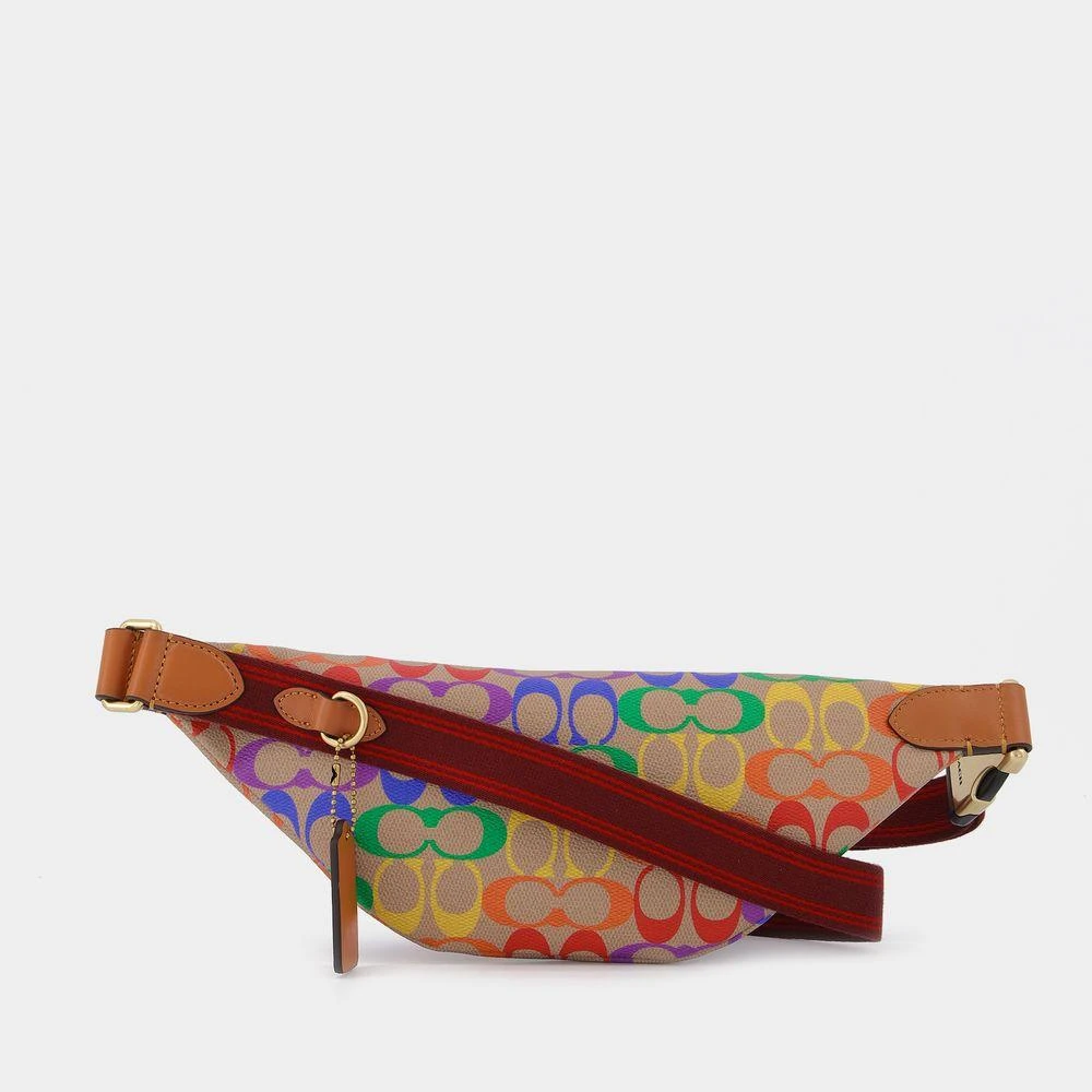 商品Coach|Charter Belt Bag 7 In Signature Rainbow,价格¥4154,第3张图片详细描述