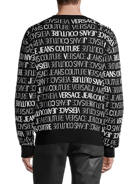商品Versace|Logo Knit Crewneck Sweatshirt,价格¥2340,第5张图片详细描述