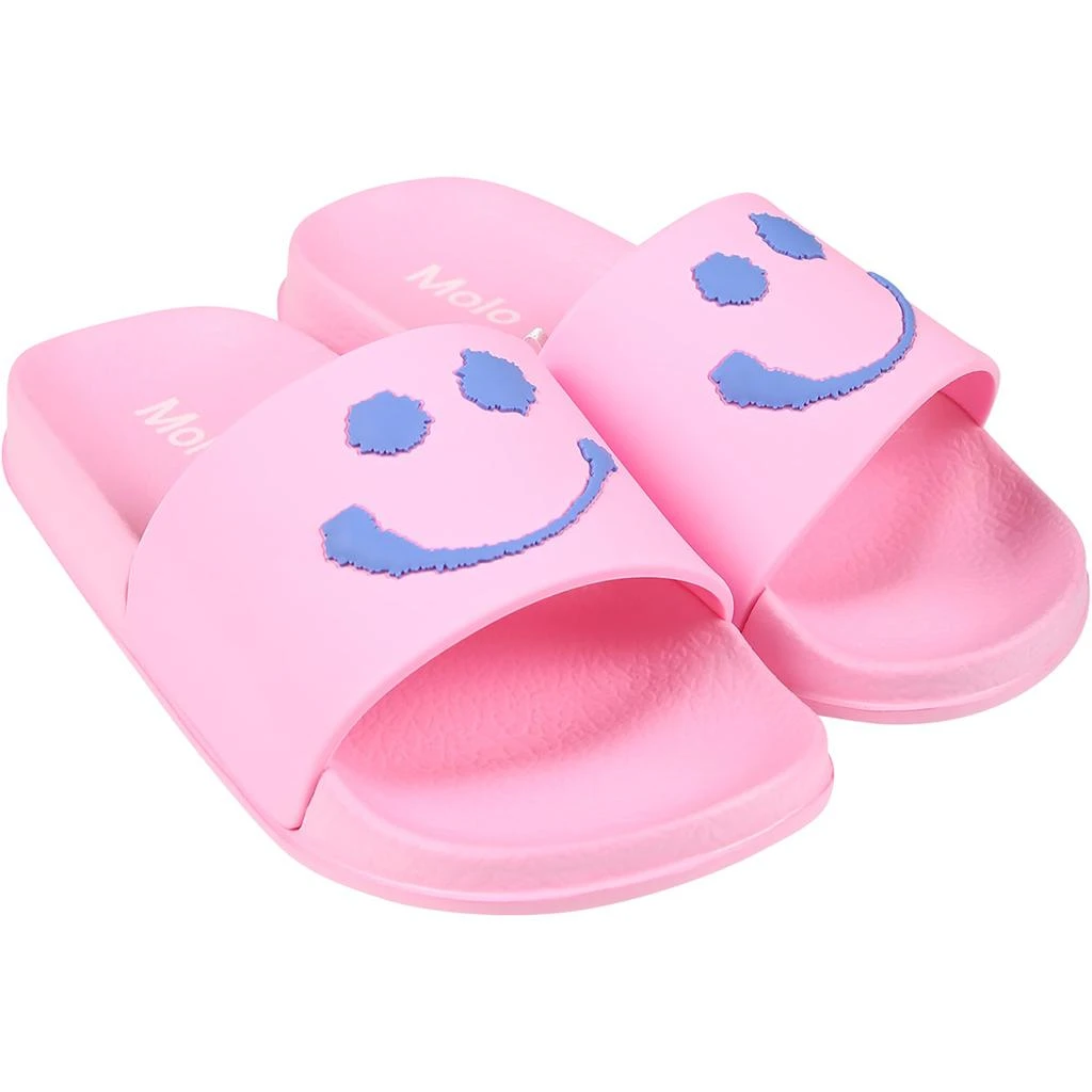 商品MOLO|Pink Slippers For Girl With Smiley,价格¥539,第3张图片详细描述