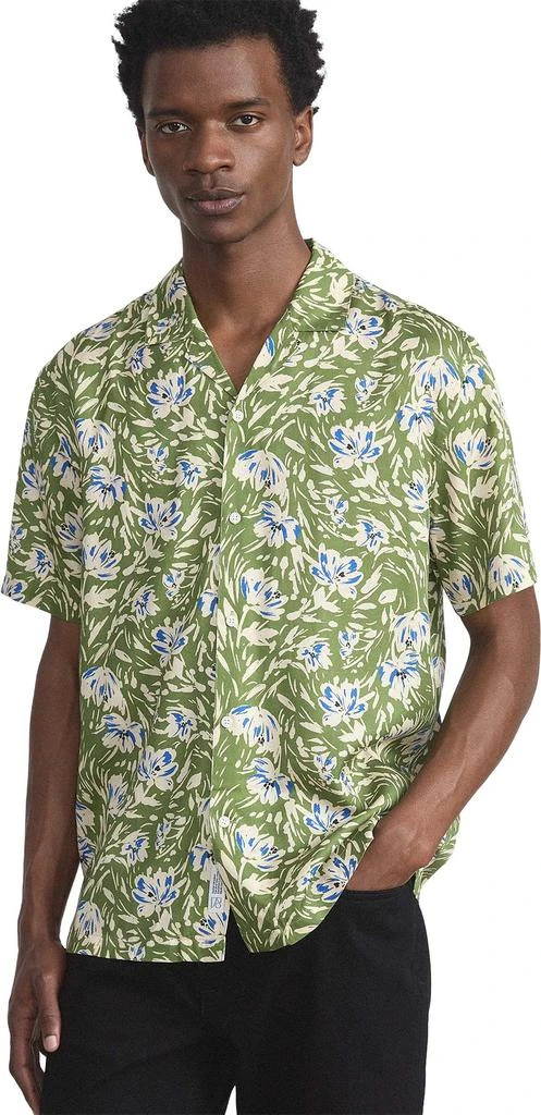 商品Frank And Oak|Floral Camp Collar Shirt - Men's,价格¥429,第2张图片详细描述