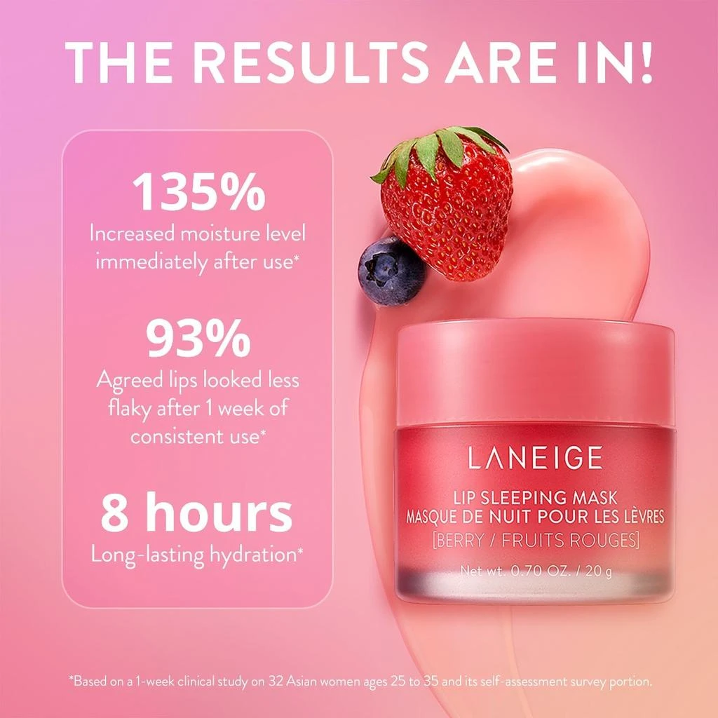 商品Laneige|Lip Sleeping Mask Intense Hydration with Vitamin C,价格¥188,第4张图片详细描述