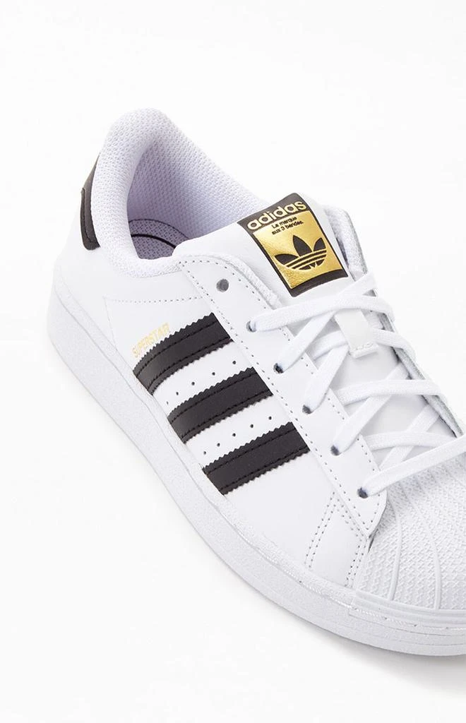 Kids White & Black Superstar Shoes 商品