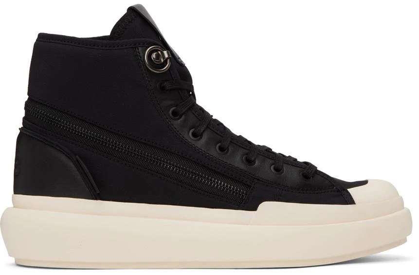 商品Y-3|Black Ajatu Court High Sneakers,价格¥2103,第1张图片