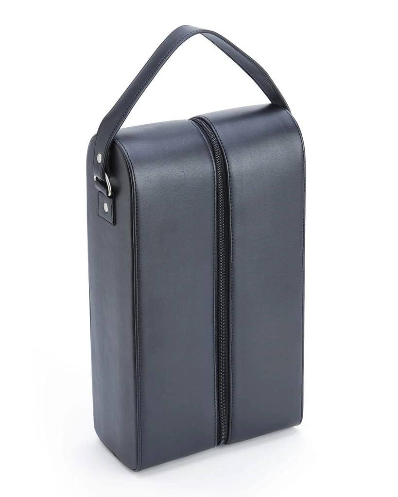 商品ROYCE New York|Monogrammed Leather Double Wine Bottle Carrying Case,价格¥2328,第1张图片