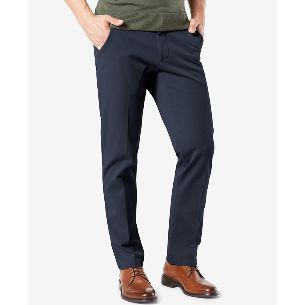 Men's Workday Smart 360 Flex Straight Fit Khaki Stretch Pants商品第1张图片规格展示