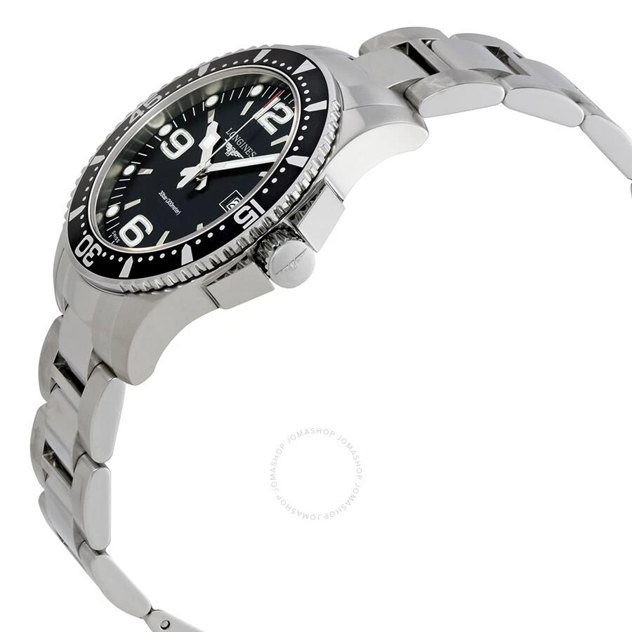 商品Longines|HydroConquest Black Dial Men's 39mm Watch L3.730.4.56.6,价格¥5596,第2张图片详细描述