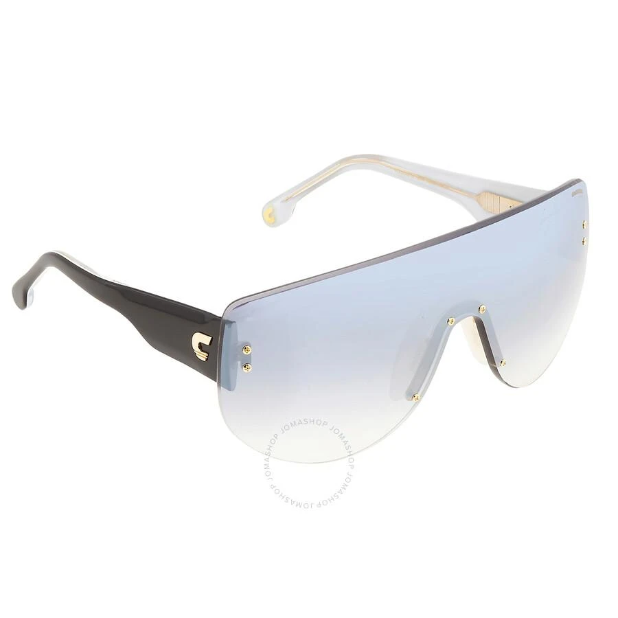 商品Carrera|Grey Mirrorshade Silver Shield Unisex Sunglasses FLAGLAB 12 079D/IC 99,价格¥370,第2张图片详细描述