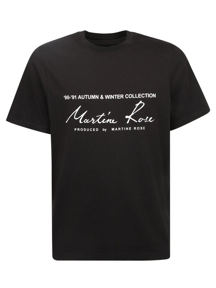 商品Martine Rose|Martine Rose Logo Printed Crewneck T-Shirt,价格¥497-¥555,第1张图片